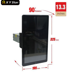 <span class=keywords><strong>Autoradio</strong></span> Tesla Style Rotation électrique Modèle universel 13.3 pouces grand écran DVD Android 12 - Product Image 3