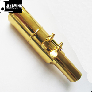 2024 Jingyingサックスアクセサリー、卸売高品位純銅金/銀メッキプロフェッショナルバリトンサックスマウスピース - Product Image 4
