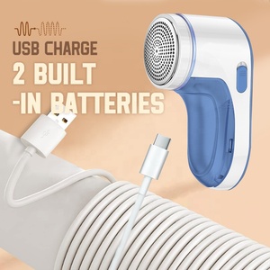 Xách tay vải điện máy cạo râu và <span class=keywords><strong>Lint</strong></span> Remover USB có thể sạc lại cho quần áo - Product Image 4
