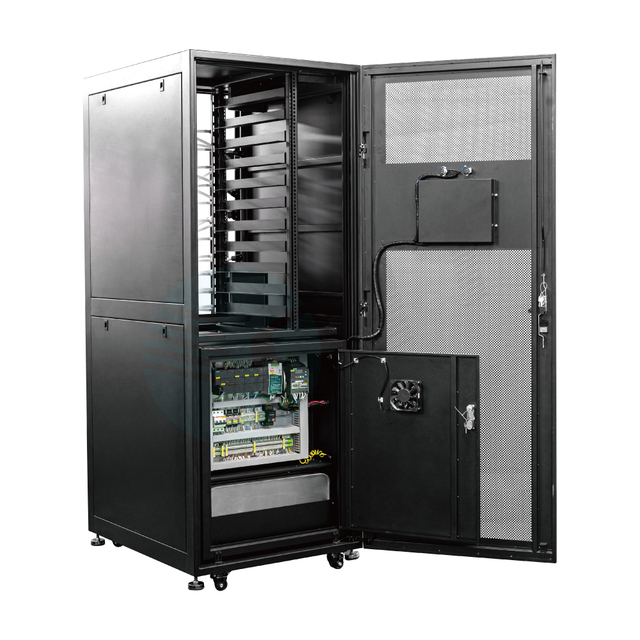 Orient Tube Heat Exchanger 19 Inch 42U Heavy Duty with Cooling Fan Lockable Glass Door Low Maintenance Cost for Data Center