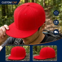 Casquettes Snapback à Bord Plat Personnalisées OEM ODM avec Broderie 3D, Chapeaux de Sport Personnalisés avec Logo, Vente en Gros de Casquettes Hip Hop pour Hommes