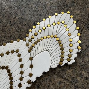 Nuevo Mosaico <span class=keywords><strong>de</strong></span> Mármol Blanco Natural con Diseño <span class=keywords><strong>de</strong></span> Rosas y Flor, Mosaico <span class=keywords><strong>de</strong></span> Mármol con Madreperla, Decoración <span class=keywords><strong>de</strong></span> Pared <span class=keywords><strong>de</strong></span> Lujo, Azulejo para Revestimiento - Product Image 2