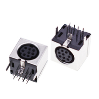 Connecteur DIN-803 PS2, prise circulaire DIN, connecteur jack 8 broches, noyaux de contact, série MDC, prise mini DIN femelle, connecteur jack DIN