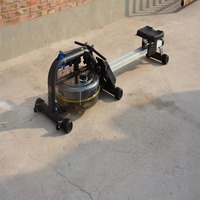Máquina de Remo ASM-5005 de Alta Calidad, Equipo de Gimnasio, Remo con Agua, Directo de Fábrica