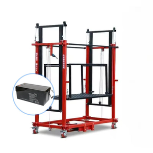 Высококачественная складная электрическая строительная платформа на 500 кг с гидравлическим стальным тросовым подъемником и дистанционным управлением, автоматический подъемный стол - Product Image 4