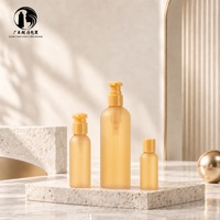 Bouteille pompe PET personnalisée 300ml 80ml 40ml vide et rechargeable pour shampoing, après-shampoing, gel douche et emballage de produits capillaires