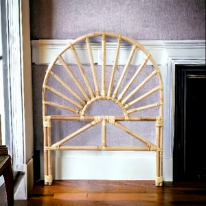 Handmade <b>Modern</b> Rattan Headboard for King & Queen <b>Beds</b> Adjustable Design for Bedroom Living Room Home Villa - Product Image 1