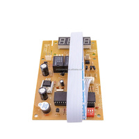 Carte de contrôle de minuterie à monnayeur LED 4 chiffres 12V en plastique pour systèmes à monnayeur de machines à laver, garantie 1 an
