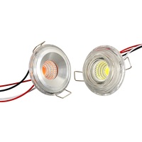 Spot lumineux Led RGB rond encastrable avec technologie COB, éclairage d'intérieur, coloré, luminaire décoratif de plafond, 2 couleurs, idéal pour une maison, un hôtel, PP/3w, 1 unité