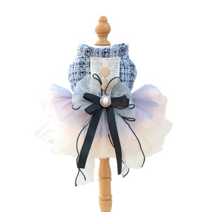 Pet Princess Dress For Small Dogs <b>Cats</b> Polyester Cute Style Four Seasons Wear - Product Image 5