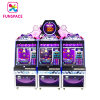 Funspace gagner de l'argent Arcade monnayeur billet loterie rachat boule magique poussoir billet Machine