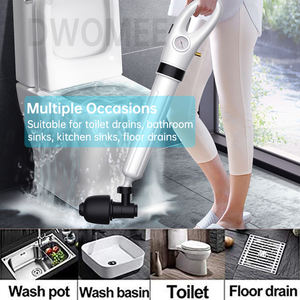 Gonfleur puissant à haute pression d'air pour toilettes, crochet de nettoyage d'évier de <span class=keywords><strong>cuisine</strong></span> domestique, tuyau de toilette, drague, pompe à piston de toilette - Product Image 4