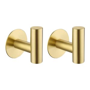 Yoto thép không gỉ màu đen bạc phòng tắm hiện đại thép không gỉ khăn móc áo tắm đơn móc - Product Image 1