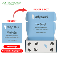 Boîtes d'expédition et enveloppes personnalisées pour petites entreprises avec logo de marque, en PVC, double face enduite, pour emballages de produits de beauté avec inserts