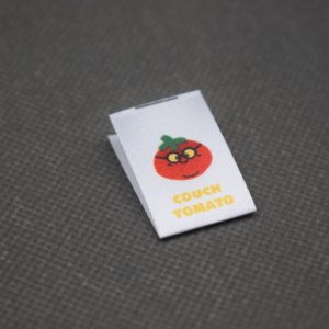 맞춤형 럭셔리 새틴 라벨 의류 브랜드 태그, 주문 제작 재봉 방식 세탁 케어 라벨 넥 의류 태그 - Product Image 2