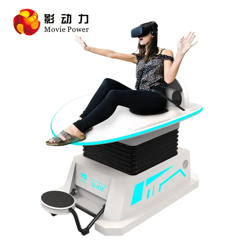 9D VR Slide Game Machine Indoor Sports Games Simulator 4 DOF Motion Slide Virtual Reality Cinema Skateboard Machine