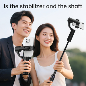 3- Gimbal ổn định ai theo dõi khuôn mặt có thể gập lại điện thoại thông minh chủ cầm tay Gimbal tripod cho v5.0 từ xa không dây - Product Image 5