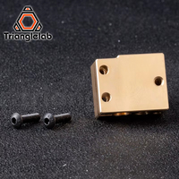 Trianglelab H59 pemanas gunung kuningan blok suhu tinggi untuk V6 Hotend kompatibel dengan PT100 Sensor kartrid termistor