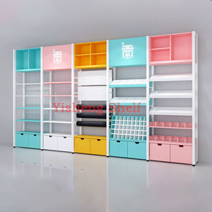 Exhibidores de Tienda Boutique <span class=keywords><strong>Miniso</strong></span> de Diseño de Doble Cara para Joyería, Accesorios, Juguetes, Papelería y Más - Product Image 1