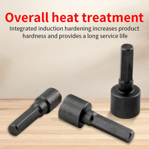 Ensemble de 14 outils de perçage à main, embouts de perceuse, clés à douille métriques, vis, tournevis hexagonal 1/4'', clés hexagonales OEM, acier inoxydable 201 - Product Image 2