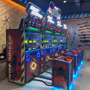 Venta caliente Playfun Fast Gunman Shooting Arcade Game Indoor Amusement Coin Operated Shoot Gun Shooting Games Machine para niños - Product Image 3