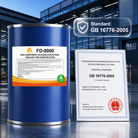 FD-9000 FEIDU Scellant silicone structurel bicomposant haute résistance imperméable pour murs-rideaux en verre et façades en pierre