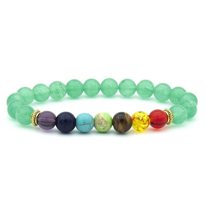Dongling Jade Arc-en-ciel Bracelet