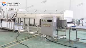 <span class=keywords><strong>Machine</strong></span> de séchage <span class=keywords><strong>à</strong></span> air automatique pour ligne de traitement de bonbons et de chocolat de chips de fruits et légumes secs avec fonction de blanchiment - Product Image 5