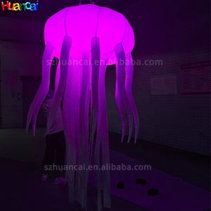 Medusas luminosas inflables criaturas oceánicas inflables con luces LED decoraciones inflables colgantes para actuaciones en clubes - Product Image 4