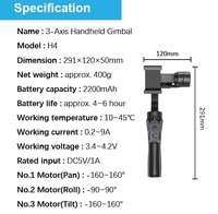Téléphone portable professionnel Selfie Stick télécommande P01 suivi du visage TikTok stabilisateur d'action cardan réglable