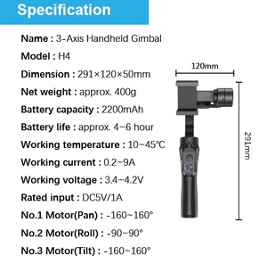 Téléphone portable professionnel Selfie Stick télécommande P01 suivi du visage TikTok <span class=keywords><strong>stabilisateur</strong></span> d'action cardan réglable - Product Image 3