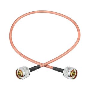 N maschio a N maschio ponticello RG400 cavo coassiale a bassa perdita per radioamatore cavo di rame con PVC giacca isolato - Product Image 4