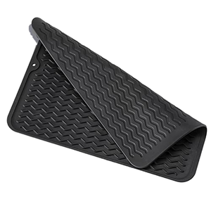 Creative <b>Dining</b> Mat <b>Folding</b> Kitchen Silicone Dish Drying Heat Resistant Mat Dish Mat Durable Non slip Dish Drying Drain Pad - Product Image 5