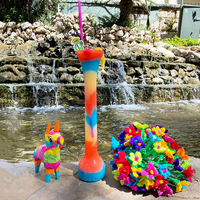 Gobelets en plastique transparent personnalisables de 600 ml pour slushies, verres à boisson pour festivals, gobelets Daiquiri en plastique pour slushies