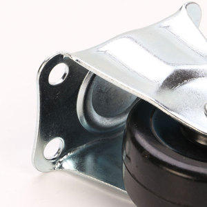Wolverine Casters 2 Inch Fixed Caster Rubber Wheel For Office Desk Furniture Durable Lightweight - Product Image 1
