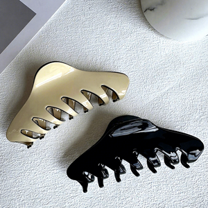 <span class=keywords><strong>Pince</strong></span> à cheveux en acétate de style français, grande taille, design minimaliste, <span class=keywords><strong>pour</strong></span> femmes, <span class=keywords><strong>pour</strong></span> un coiffage <span class=keywords><strong>facile</strong></span> du <span class=keywords><strong>chignon</strong></span> - Product Image 1