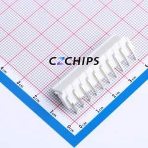 XD-VH-10A10W Wire-to-Board Pin Header Bent Lead Through Hole,P=3.96mm Connector 1x10P 3.96mm Right Angle Insert VH - Product Image 2