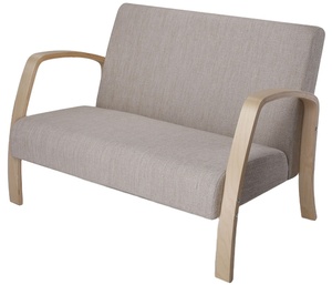 Canapé chaise en bois massif de style moderne, fauteuil de salon - Product Image 4