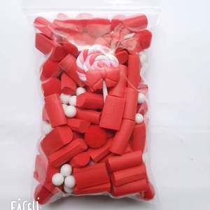 Venta al por mayor de accesorios de arcilla DIY para slime, tiras de espuma, cuentas, bolas, resina, dulces, juguetes de modelado coloridos con empaque en bolsa para jugar - Product Image 3