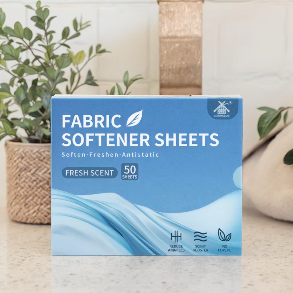 Shuojinxin New001 Fabric Softener Sheet | OEM/ODM Supplier | Disposable Eco-Friendly Laundry Care
