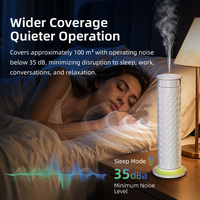 Diffuseur d'arômes électrique sans eau Premium 4000 mAh, lumière 7 couleurs, capacité 100 ml, contrôlé par application, pour hôtel, spa, usage domestique