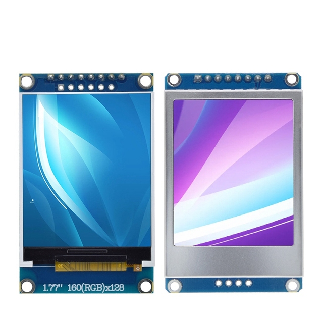 TZT 1.77 Inch TFT LCD Screen 128*160 1.77 TFTSPI TFT Color Screen Module Serial Port Module for Arduino UNO R3