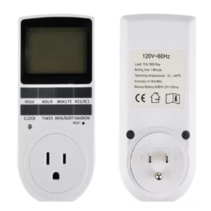 Temporizador digital electrónico Interruptor EE. UU. <span class=keywords><strong>Enchufe</strong></span> Temporizador Salida 7 días 12/24 horas Temporizador <span class=keywords><strong>programable</strong></span> Socket - Product Image 5