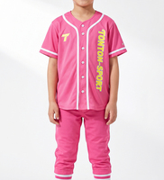 Maillots de baseball personnalisés légers Tonton Factory, uniformes de baseball vierges, vêtements de baseball et de softball pour jeunes.