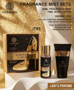 GRENobil Whispering Luminary Perfumed <b>Spray</b> 85ml Body Care <b>Set</b> for Women - Product Image 3