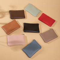 Haute qualité femmes PU cuir porte-monnaie Portable rouge à lèvres pochette avec porte-clés porte-carte de crédit sac de rangement filles portefeuille