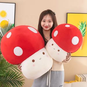 Nuovo modello personalizzato carino Kawaii simulazione piccoli Peluches fungo all'ingrosso personaggi dei cartoni animati animali di peluche per le donne - Product Image 4