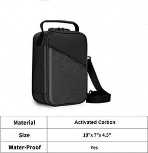 Échantillon gratuit étui organisateur anti-odeur de grande capacité avec sac anti-odeur doublé de charbon actif - Product Image 4