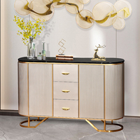 Armoire à chaussures lumineuse de luxe Offre Spéciale, table de Console d'entrée