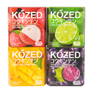 Bonbons gélifiés à la pulpe de fruits KOZED 28% de jus de fruits, bonbons halal, bonbons à mâcher, vente en gros - Product Image 1